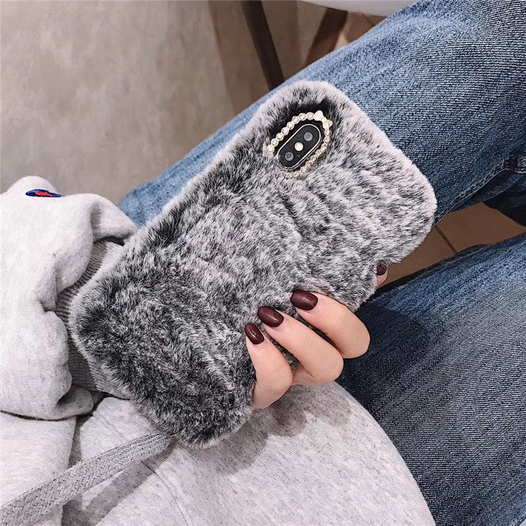 Rabbit Hair Protective Cover Mobile Phone Case Rabbit Hair Protective Cover Mobile Phone Case